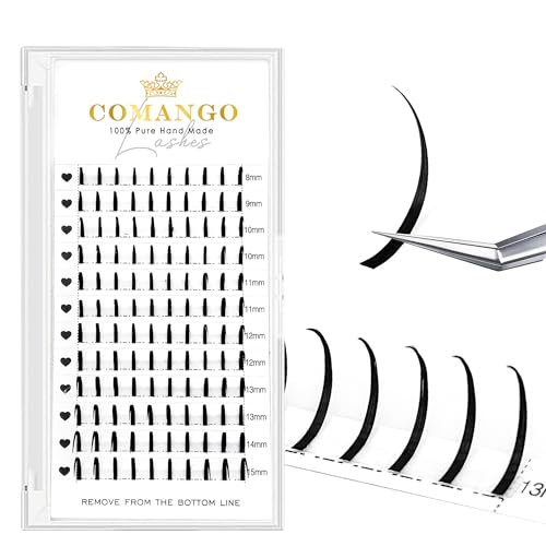 CoMango Spiked Manga Lashes C/D Curl 8-15mm DIY Lash Clusters
