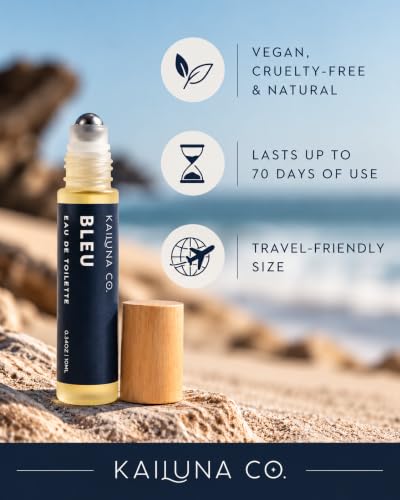Bleu for Men Perfume Roll-On with Essential Oils 10 ml - Kailuna Co. Variation: Bleu for Men