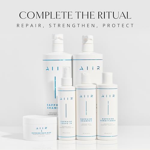 AIIR Sapphire Infused Shampoo, Conditioner & Leave-In Set