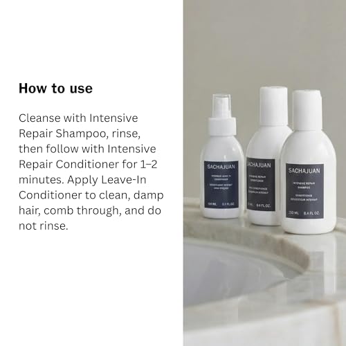 SACHAJUAN Intensive Repair Kit - Nourishing Hair Care Set with UV Protection