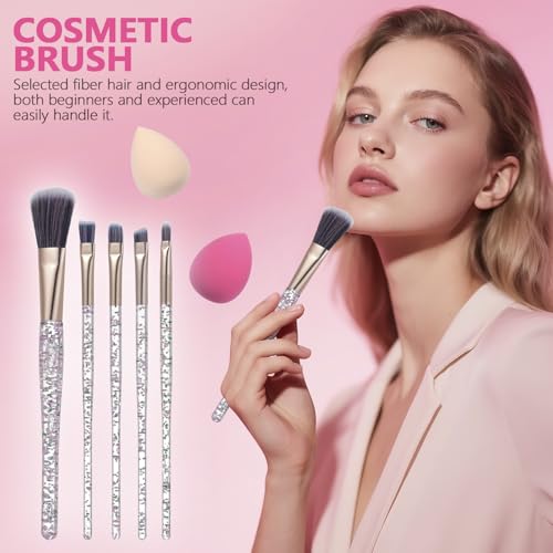 Pomcral 20 Color Makeup Kit for Women Teens Girls with Eyeshadow, Foundation, Lipstick & Brushes