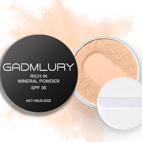 Mineral Powder Foundation SPF 35 - Full Coverage Loose Powder
