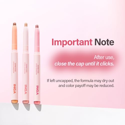 INGA Shine Eyes Stick Shadow - Creamy Shimmer Eyeshadow