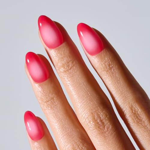 ohora Gel Press On Nails Medium Oval Sunset Aura