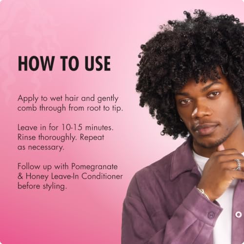 Mielle Pomegranate & Honey Detangling Conditioner for Curly Hair 12oz