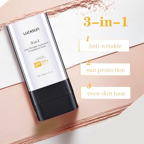 SPF 50+ Foundation Stick with Sunscreen | Anti-Wrinkle, Matte