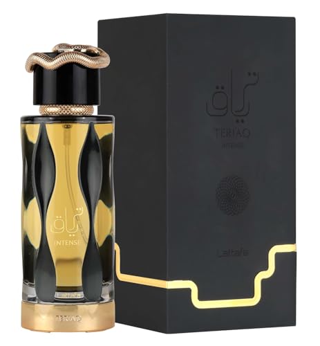Lattafa Teriaq Intense Unisex Eau de Parfum Spray 3.4oz - Long Lasting Oriental Scent