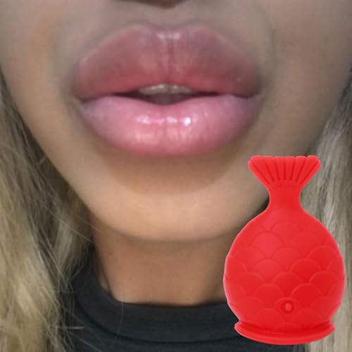 Fish-Shaped Lip Plumper - Silicone Lip Enhancer Device
