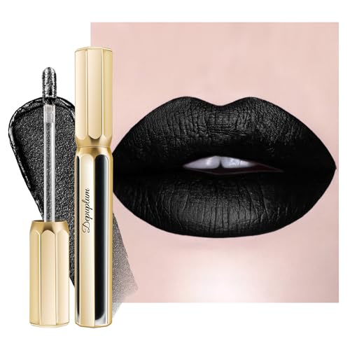 Depuplum Metallic Glitter Lipstick - Waterproof Long Lasting Color