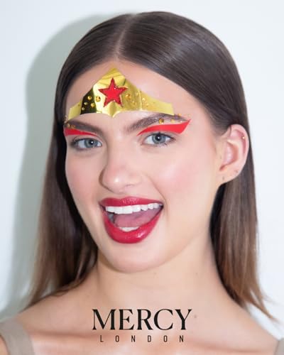 Face Jewels Stick On Gems Gold Headpiece Halloween Costume