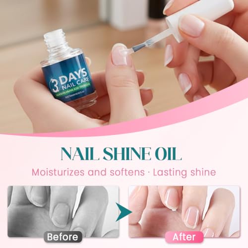 Keratin Nail Care Oil & Strengthener with Aloe Vera for Brittle Nails
