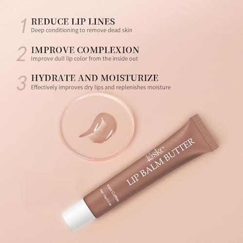 Summer Butter Lip Balm, Moisturizing Hydrating Natural Lip Care, Rich in Nutrients for Soft Smooth Lips