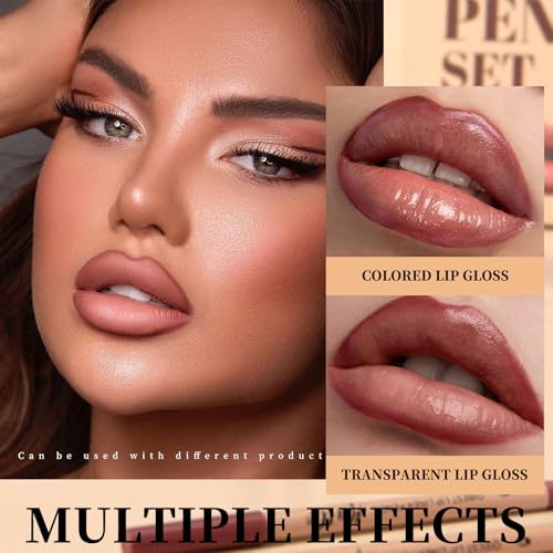 12-Color Matte Velvet Lip Liner Set - Waterproof & Long-Lasting