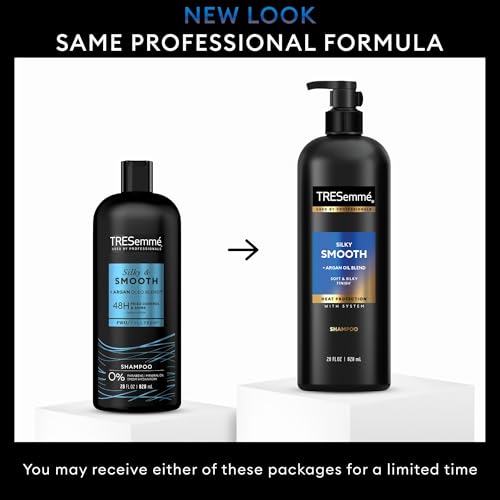 TRESemmé Silky Smooth Anti-Frizz Shampoo 28 oz (3 Pack) Unscented
