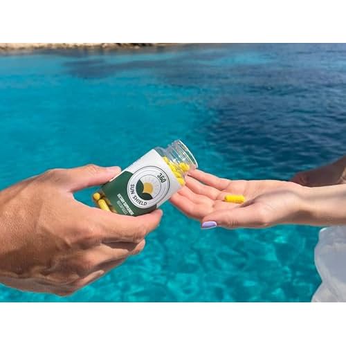 360 Sunshield Skin Care: All Natural Skin Defense of 240 mg of Polypodium Leucotomos + Proprietary Blend (30 Daily Servings)