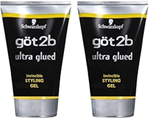 Got2B Ultra Glued Invincible Styling Gel 1.25oz (2 Pack)