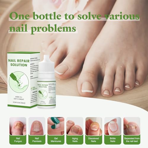 Nail Drops for Treating Toenail Odor and Fungal Infections, and Nail drops