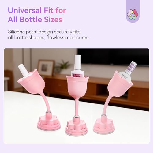 SAVILAND Nail Polish Holder & Ombre Nail Polish Set - 6 Trendy Colors