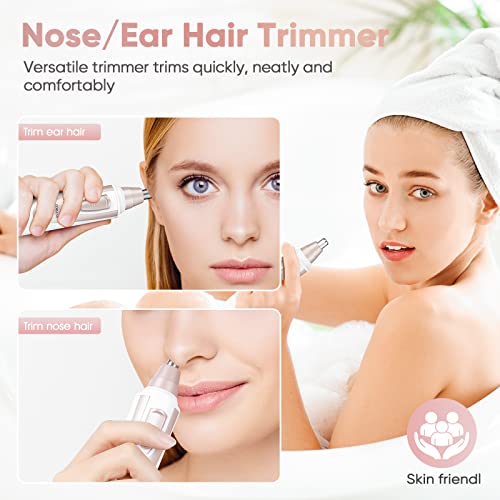 ZORAMI Ear and Nose Hair Trimmer - Waterproof, Dual Edge Blades