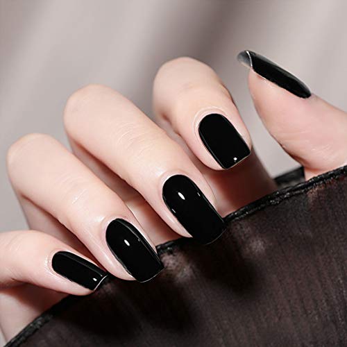 Venalisa 15ml Black Gel Nail Polish – UV/LED Soak-Off, Long-Lasting Salon-Quality DIY