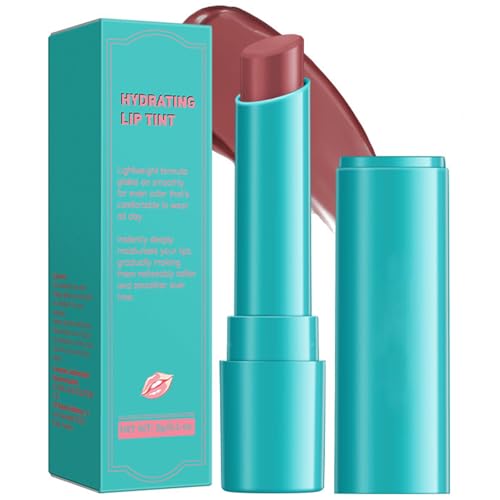 Qawnfy Hydrating Lip Oil Set - Moisturizing Long-Lasting Lip Gloss with Natural Ingredients, Dusty Rose