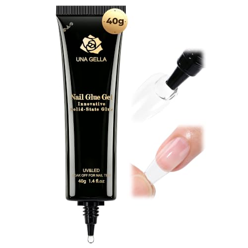 UNA GELLA Solid Gel Nail Glue 40ml - Soak Off
