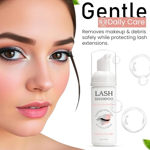 Lasting Lashes Eyelash Extension Shampoo – Gentle Cleanser
