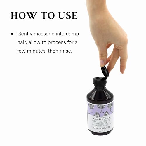 Davines Naturaltech CALMING Shampoo & Superactive Serum, Gentle Cleansing While Relieving Itch In Sensitive Scalps, Irritation Relief