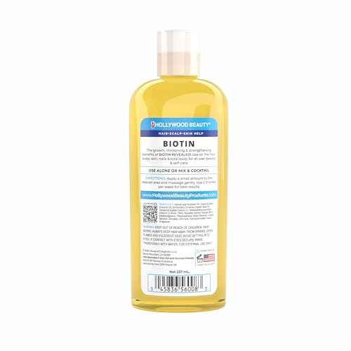 Hollywood Beauty Biotin Oil for Hair, Scalp, and Skin (8 fl oz)