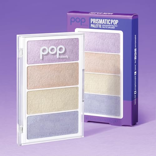 POP Beauty Prismatic Blush Palette - 4 Shade Highlighter