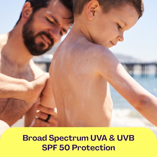 Hello Bello Kids SPF 50 Mineral Sunscreen Lotion - 10 Count Travel Packets - Water Resistant Broad Spectrum UVA + UVB Sun Protection