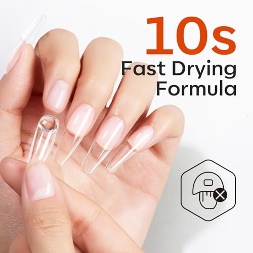 Modelones Quick-Dry Semi Solid Nail Glue for Press-On Nails, 10g