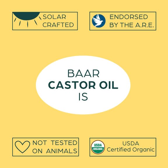 Baar Organic Castor Oil - Gallon - Palma Christos® Brand - Hexane FREE! Cold Pressed! Many castor oil uses! Castor oil for Hair, Eyelashes, Eyebrows, Skin, Eliminations. A Healing Oil! Guaranteed