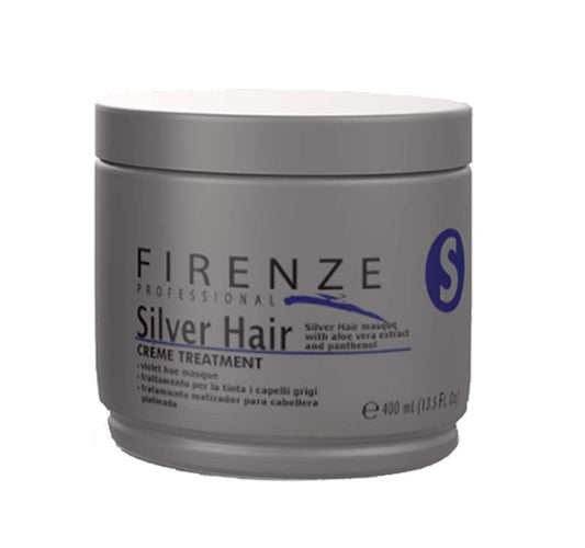 FIRENZE Firenze Professional Silver Hair Purple Mask Treatment (salt sulfate & paraben free) 13.5 oz with Free Red Gift Bag