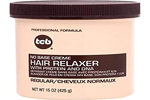 TCB No Base Creme Hair Relaxer 15oz Regular