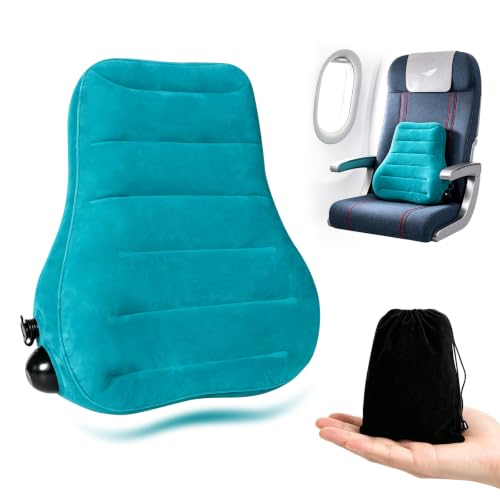 Inflatable Lumbar Support Pillow for Travel & Office