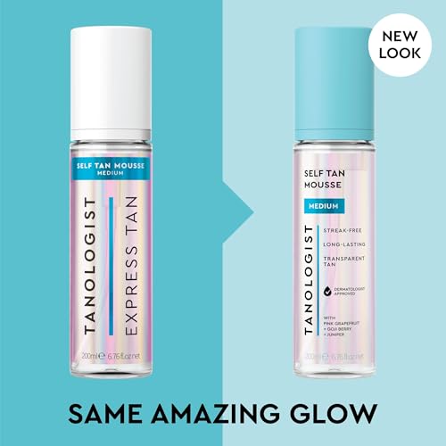 Tanologist Self Tanner Mousse Medium 6.76oz Streak-Free Golden Glow