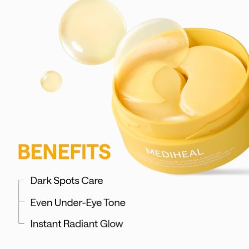 MEDIHEAL Vita Collagen Under Eye Patches - Dark Spot & Wrinkle Care (60 Count)