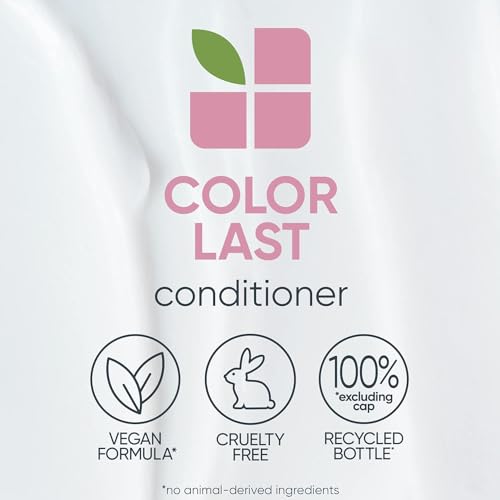 Biolage Color Last Conditioner | Color Safe Conditioner | Helps Maintain Depth & Shine | For Color-Treated Hair | Paraben & Silicone-Free | Vegan| Cruelty Free | 33.8 Fl. Oz