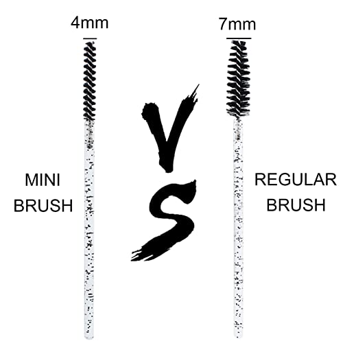 200pcs Disposable Skinny Mascara Wands - Lash Extension Brushes