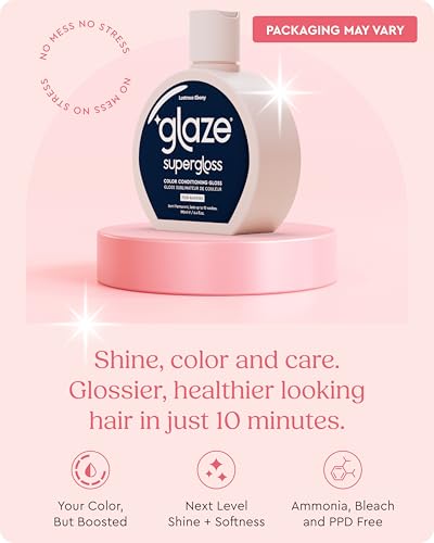 Glaze Supergloss Lustrous Ebony Semi-Permanent Hair Gloss 6.4oz