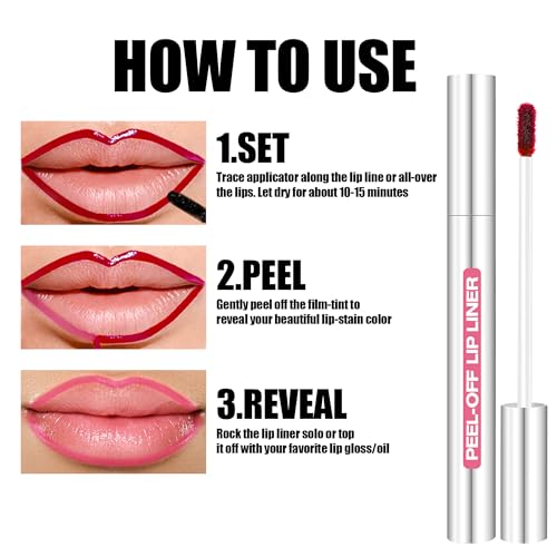 Peel Off Lip Liner Stain by TENGLONG