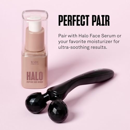 BABE ORIGINAL Facial Massage Pro Face Roller Face Massager Tool, Cooling Zinc Alloy, Dual-Headed Face Sculpting Tool for Firmness