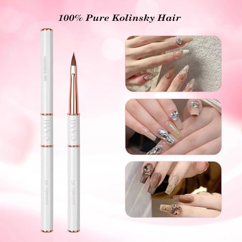 CAMI Professional 3D Nail Art Brush, For Acrylic sculpting, 3D Flowers And Nail Art Desings, Precision Brush For Nails Tech
