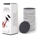 60-Pack Replacement Sandpaper Discs for Electric Callus Remover - 180 Grit