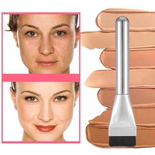 Makeup Spatula Set with Stainless Steel Palette & Brush