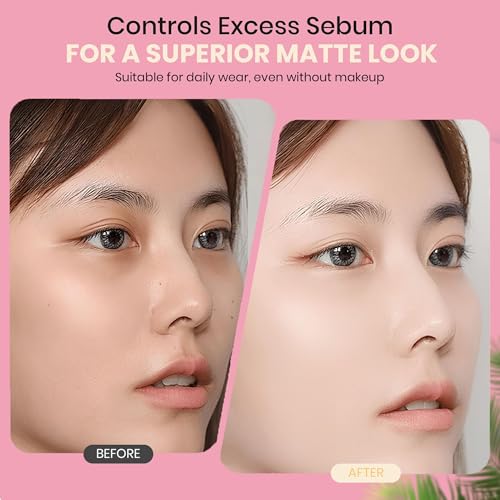Club Suppin Translucent Pressed Powder set, Long Lasting, Hydrating, Overnight Skincare Setting Powder, Finishing Powder for face, Japanese Makeup, Pastel Rose, Sanrio My Melody
