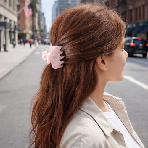 Mini Claw Hair Clips 2 Inch - 4 Pack for Thin & Thick Hair