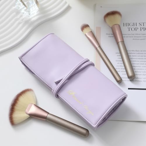 VanFn Travel Makeup Brush Holder, Portable Makeup Brush Organizer Bag, Roll Up Bag Ideal for Eyebrow Eyeshadow Brushes P.Travel Series