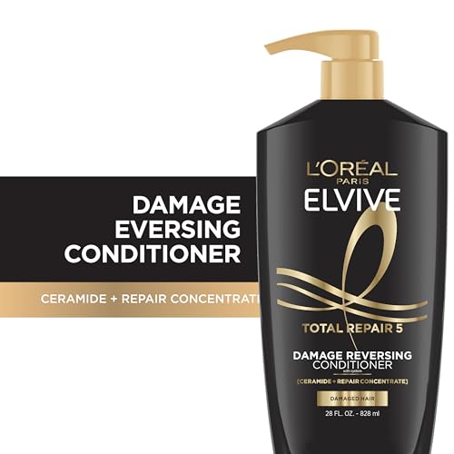 L'Oreal Paris Elvive Total Repair 5 Conditioner for Damaged Hair, 28 fl oz